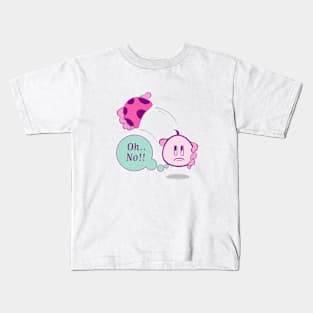 Funny mushroom cartoon Kids T-Shirt